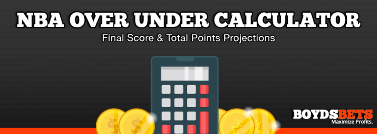 NBA Over Under Final Score Calculator Scoring Pace Projections NBA Over Under Final Score Calculator Scoring Pace Projections